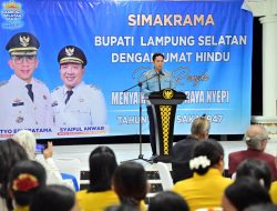 Hadiri Simakrama dengan Umat Hindu Lampung Selatan, Ini Pesan Bupati Lamsel