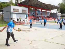 Riuh Senam, Voli, dan Futsal Warnai Haornas ke-42 di Lampung Selatan